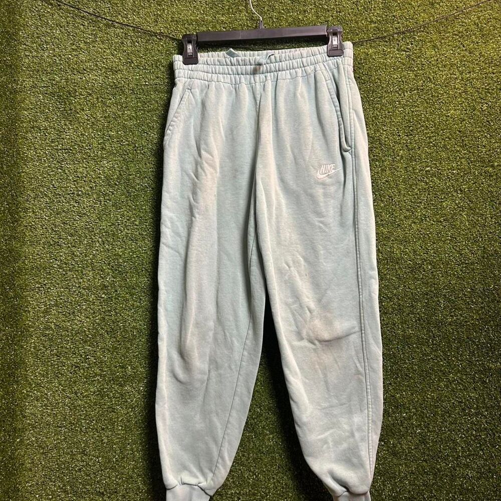 Nike Men's Green and Blue Joggers-tracksuits